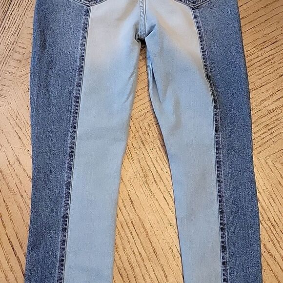 Kendall + Kylie size 26 two toned babe skinny jeans NWOT - Picture 10 of 12